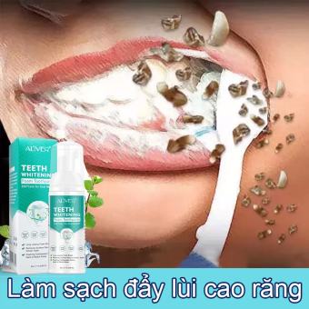 Bọt Tẩy Trắng Răng Làm Sạch Răng Khử Mùi Hôi Miệng Mousse Teeth Whitening Clean Teeth 60ml