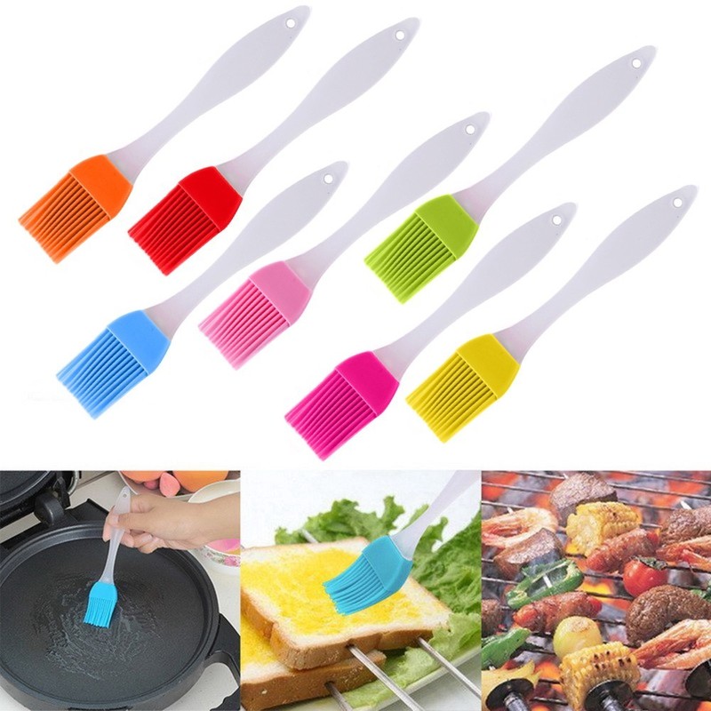 Chổi quét dầu mỡ, nước sốt - Cán trong - Cọ Silicon Phết Dầu Làm Bánh Tiện Dụng
