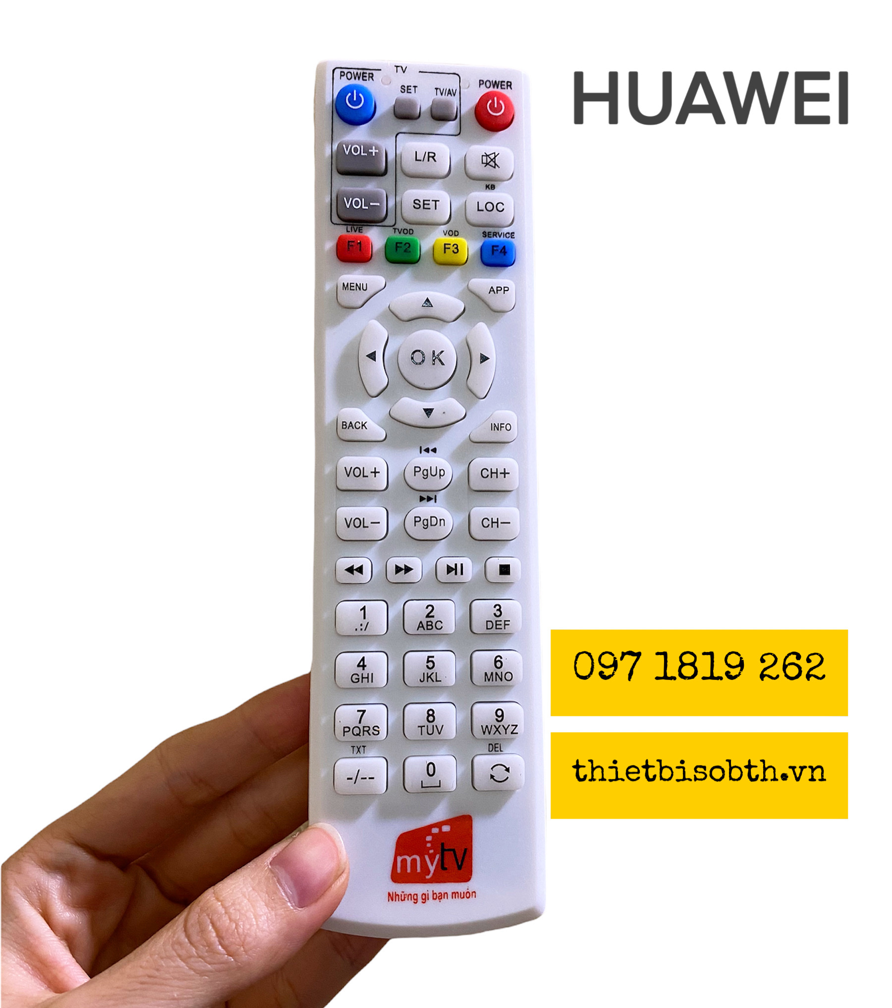 Remote điều khiển đầu thu mytv vnpt - dùng cho đầu huawei