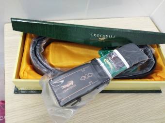 Dây Nịt Thắt Lưng Nam Cá Sấu Full Hộp - Nịt Cá Sấu Nam Cao Cấp Giá Sỉ