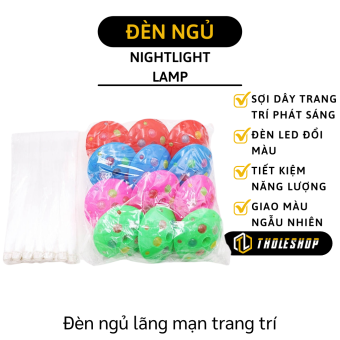 Đèn sợi quang phát sáng - Đèn ngủ led sợi quang tranng trí tiệc tại nhà đầy màu sắc loại dùng pin tự đổi màu