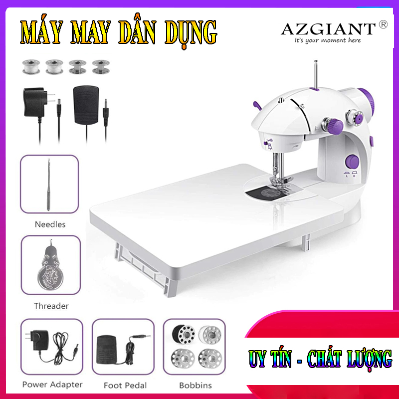 ( Hàng Nhập Khẩu ) Máy May Mini Có Vắt Sổ Mẫu 2022 - Máy May Gia Đình Cầm Tay - Hoạt Động Êm Ai - Dễ Dàng Thao Tác Cho Người Mới Sử Dụng - Có Độ Bền Bỉ.- Bảo hành 1 năm