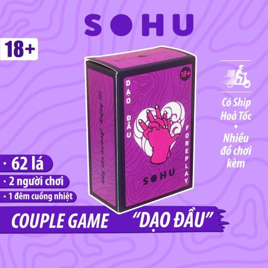 ♕✕ Bộ bài drinking game Dạo Đầu SOHU cho cặp đôi hẹn hò 62 lá