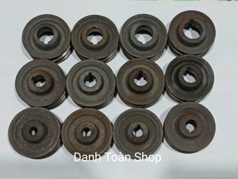 BULY GAN 10CM 2 RẢNH , 100MM BẢNG A B ( PULLEY ) PULY KÉO TẢI