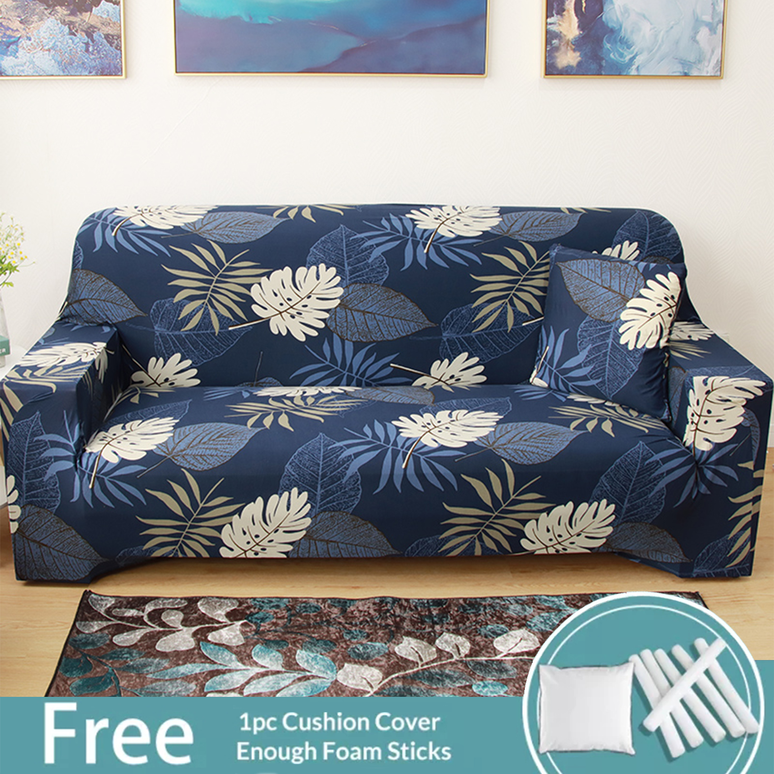 Sofa Cover Stretchable Elastic Sopa Cover 3 Seater Set Sale Armless