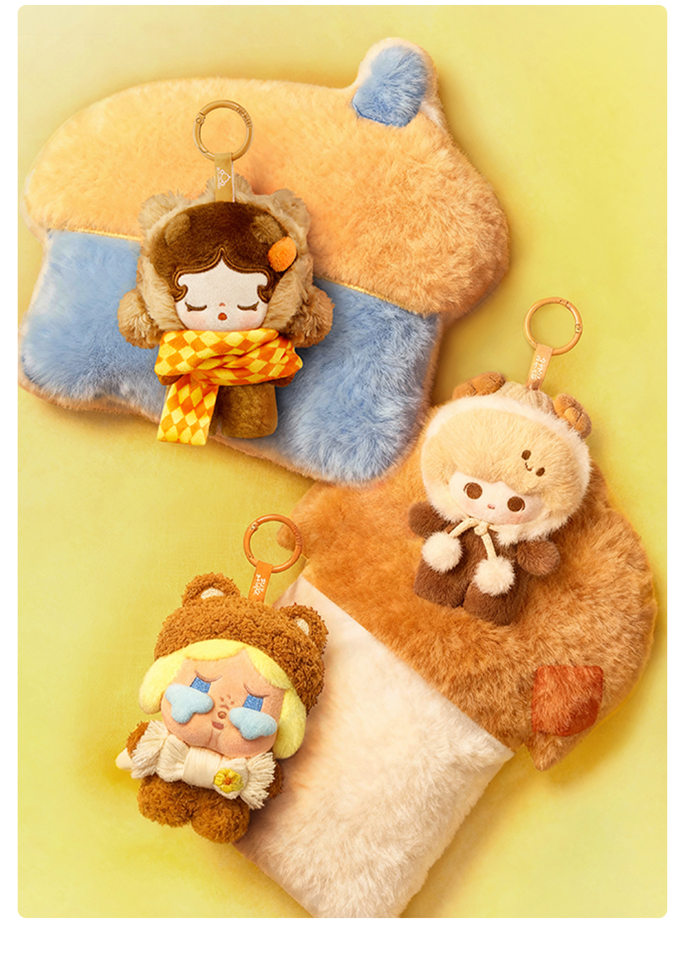 POP MART POP BEAN Fluffy & Cozy Series-Plush Pendant Blind Box