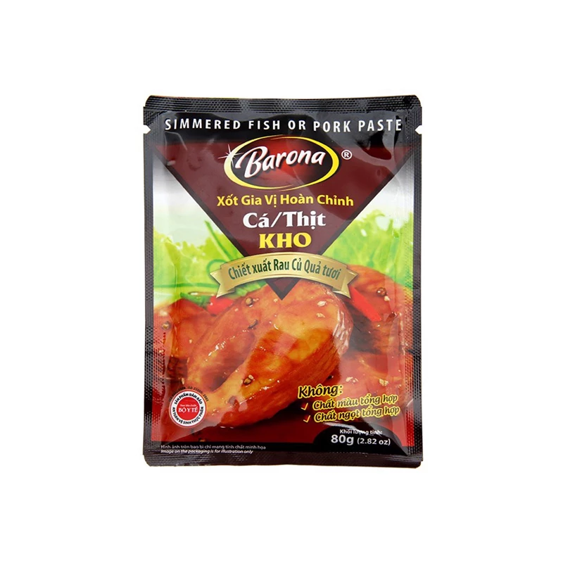 Xốt gia vị hoàn chỉnh barona - cá/thịt kho 80g