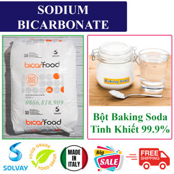 1 Kg Bột Baking Soda - Bột Nở NaHCO3 Nhập Italy - Sodium Bicarbonate