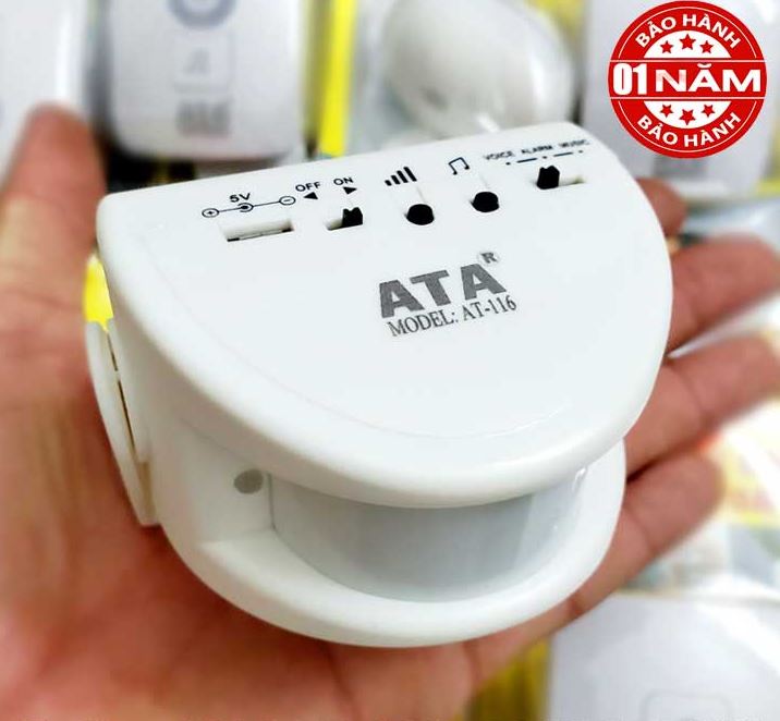 Chuông báo khách,báo trộm độc lập không dây ATA 116