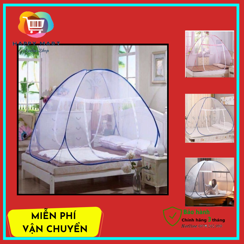 Màn chụp đỉnh chóp tự bung, màn chụp đỉnh nhọn chống muỗi tiện dụng dễ dàng gấp gọn, thông minh dành cho mọi nhà.