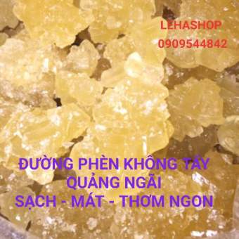 0,5kg đường phèn không tẩy Quảng Ngãi loại 1 - Đường hạt nhỏ