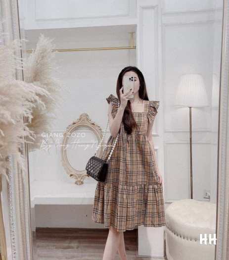 Váy Suông Đầm Suông Kẻ Sọc Form Rộng Phong Cách Hàn Quốc Mặc Nhà Đi Chơi |  Lazada.vn