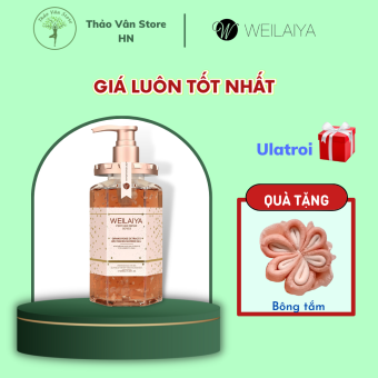 Sữa Tắm Weilaiya - Sữa Tắm Cấp Ẩm, Sữa Tắm Trắng Da, Sữa Tắm Cánh Hoa Hồng DAMASK Weilaiya phiên bản mới 2021