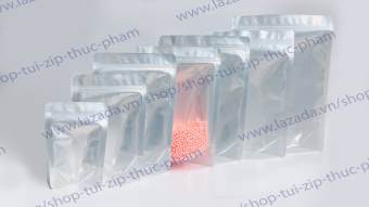 Túi Zip Bạc đáy đứng - Bao zip bạc 1 mặt trong - Túi đựng đồ ăn vặt, Túi đựng thực phẩm, Túi zipper ziplock, Túi đựng trà chanh, Túi đựng trà sữa