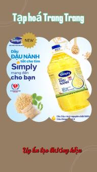 Dầu đậu nành Simply can 5 Lít