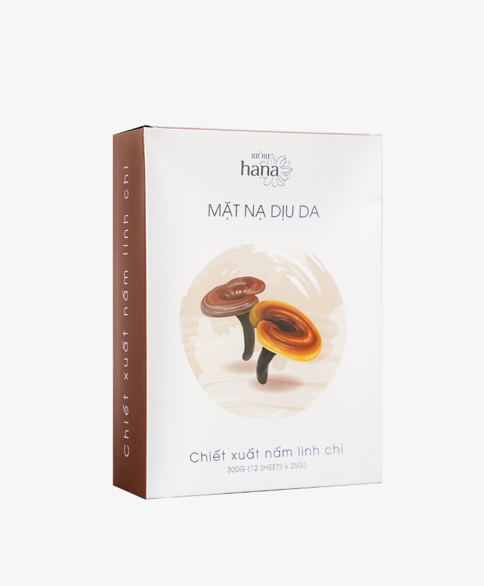 Mặt Nạ Giấy Dịu Da Phục Hồi Da - Chiết Xuất Nấm Linh Chi RIORI