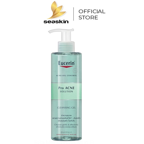Sữa Rửa Mặt Giảm Mụn Eucerin Pro Acne Solution Cleansing Gel