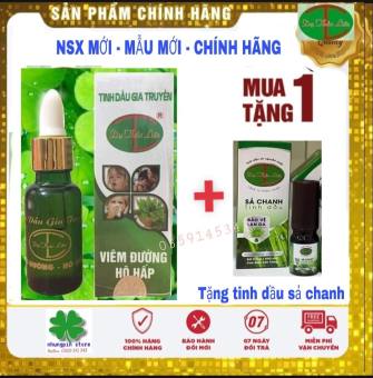 Tinh dầu Viêm Đường Hô Hấp Dạ Thảo Liên - Tặng 1 Tinh dầu xả chanh