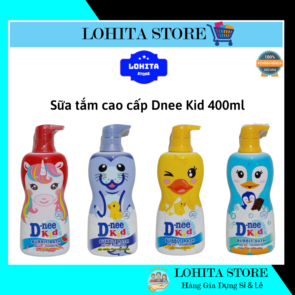 Sữa tắm Dnee Kids hình thú 400ml Thái Lan