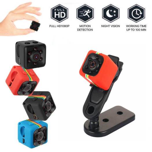 Camera siêu nhỏ mini,Camera Hành Trình Mini DV SQ11 Full HD 1080P Hỗ Trợ Ban Đêm Cao Cấp AZONE,thiết kế nhỏ gọn, quay phim cho chất lượng hình ảnh rõ nét,Hỗ trợ thẻ nhớ lên đến 32G Bảo Hành 12T