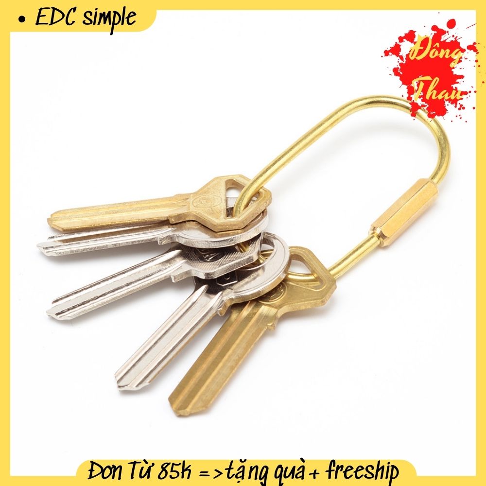 Móc khóa đồng thau thiết kế độc lạ móc khoá xe máy oto
