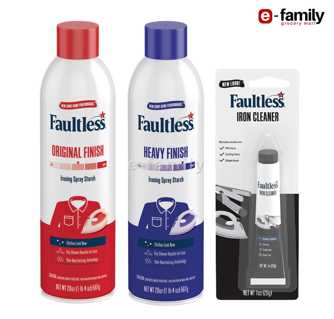 Faultless Starch Premium Spray Starch - 20oz  Ironing spray, Faultless,  Paraben free products