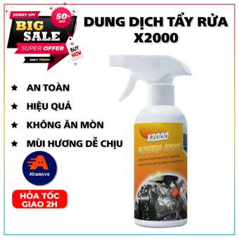 Dung Dịch Tẩy Rửa Đa Năng X2000 Nhật Bản, Bình Xịt Tẩy Rửa Đa Năng X2000, Chai Xịt Tẩy Rửa Đa Năng, Bình Xịt Vệ Sinh Các Vết Bẩn Cứng Đầu Nhà Tắm, Nhà Bếp, Nhà Vệ Sinh, Xoong Nồi, Bếp Ga, Máy Móc, Xe Ô Tô...