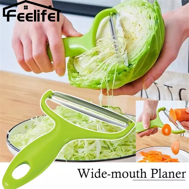 Dụng cụ gọt vỏ rau củ trái cây tự làm 11.3*17.7cm dụng cụ nạo bắp cải dụng cụ cắt lát dụng cụ nhà bếp bằng thép