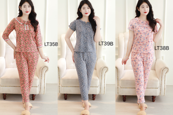 Quần áo nữ, đồ bộ nữ, đồ bộ mặc nhà, bộ quần áo nữ mặc nhà đẹp và rẻ chất lụa thái