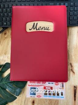 CUỐN BÌA MENU DA 20 LÁ A4
