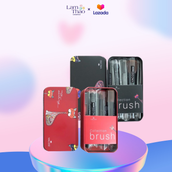 Hộp Cọ 6 Cây Vacosi My Darling Travel Brush Set