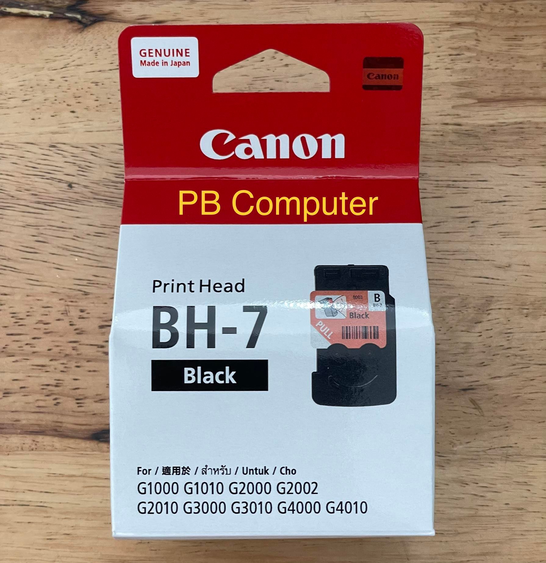 หัวพิมพ์ Canon Printhead BH-7 (CA91 เดิม) G-Serries ตลับดำ G2000,G3000,G2010,G3010 ของแท้ พร้อมกล่อง (สินค้าตามรูป) ราคา 639 บาท*ส่งฟรี
