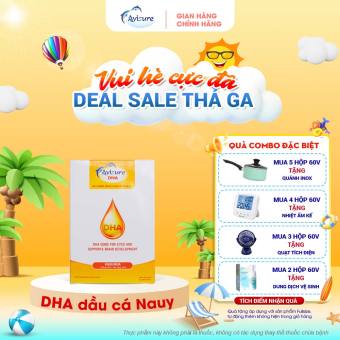DHA cho bà bầu công nghệ Na Uy Avisure DHA giúp trẻ phát triển trí não và thị giác trong thai kỳ