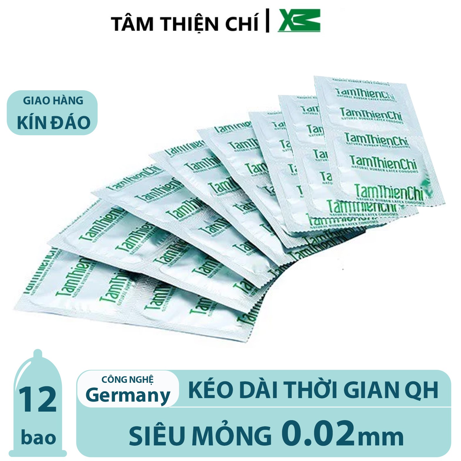 Bao cao su siêu mỏng Tâm Thiện Chí Guardian gia đình hộp 12 cái