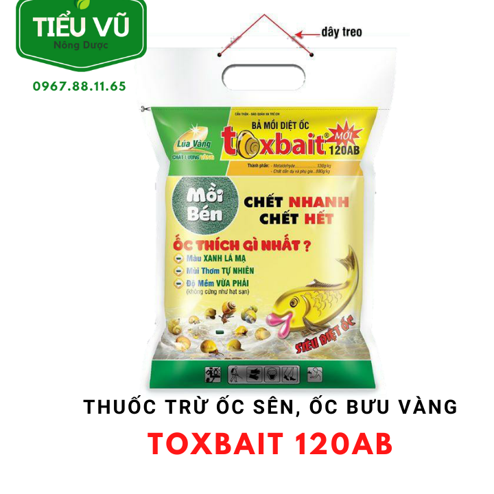 Bả mồi diệt ốc Sên, ốc bưu Toxbait 12 AB 1kg