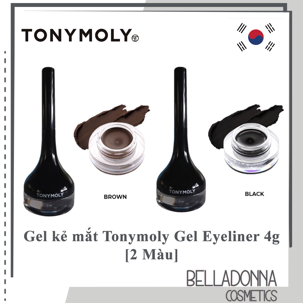 Gel Kẻ Mắt Chống Trôi TonyMoly Backstage Gel Eyeliner 4g