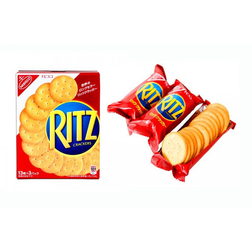 Hàng nhập khẩu date bánh quy ritz 2 vị 160gr - nhật bản