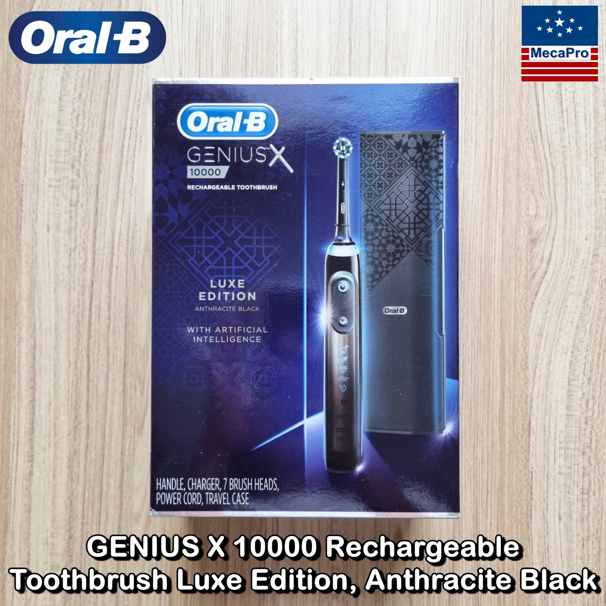 Oral-B® GENIUS X 10000 Rechargeable Toothbrush Luxe Edition ออรัล-บี แปรงสีฟันไฟฟ้า ราคา 18,795 บาท*ส่งฟรี