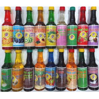 Siro Châu Thành Chai 400 ml - Nhiều Hương Vị, Siro Hoa Quả Châu Thành Đủ Vị - Giá Cực Rẻ, Siro Dùng Cho Quán Nước, Nguyên Liệu Pha Chế, Nguyên Liệu Pha Trà Sữa