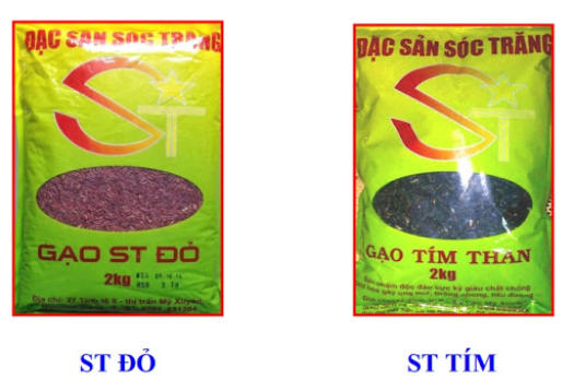Gạo Lứt ST Đỏ đặc sản Sóc Trăng - túi 2kg