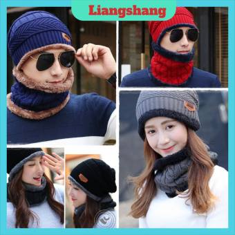 Mũ Len/Mũ Len Nam Nữ Kèm Khăn Cổ Nón Len Kèm Khăn Quàng Cổ Người Lớn
