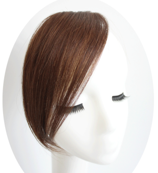 Tóc Giả Mái Xéo Dài 25cm Bằng Tóc Thật 100% TMX - 017