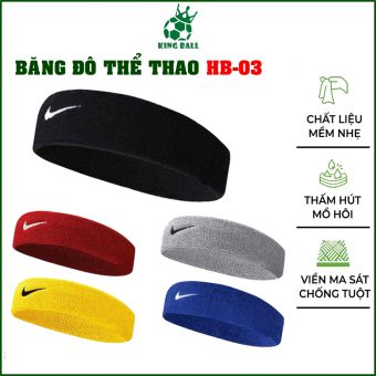 Headband Nam Nữ Băng Đô Thể Thao Thấm Chặn Mồ Hôi Băng Trán Tập Gym Bóng Chuyền Bóng Rổ Tennis Cầu lông Chạy Bộ Bóng Đá