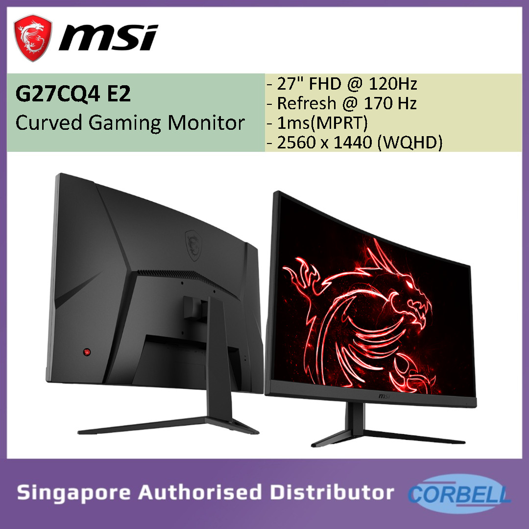 Ecran MSI Optix 27 G27CQ4 E2 2K 170Hz