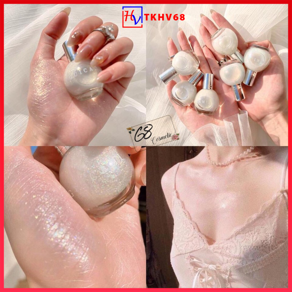 Phấn Bắt Sáng Lỏng Dạng Lăn Highlight Nhũ Bắt Sáng Lỏng Dạng Lăn Highlight Cao Cấp Chính Hãng Bảo Hành 12 Tháng
