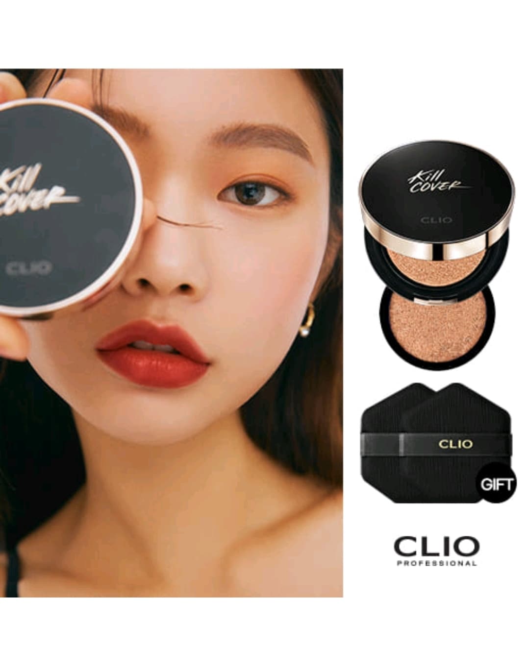 Phấn nước clio kill cover fixer cushion spf 50+++