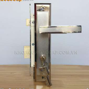 Bộ Khóa Cửa Tay Gạt Việt Tiệp 04908 ( Cửa Chính)