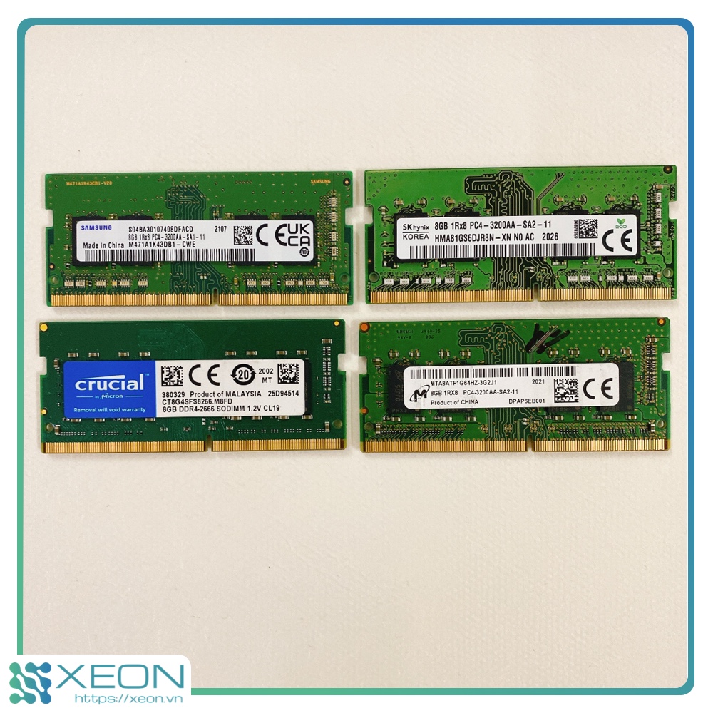 Ram laptop ddr4 sodimm 8gb bus 3200, 2666, 2400