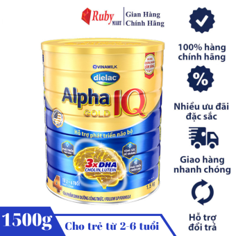 Sữa Bột Dielac Alpha Gold IQ Đủ Số