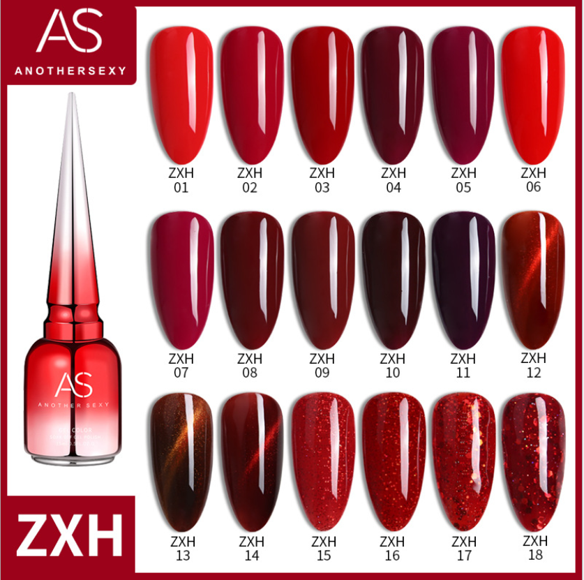 Sơn gel as màu đỏ mã zxh 15ml chính hãng